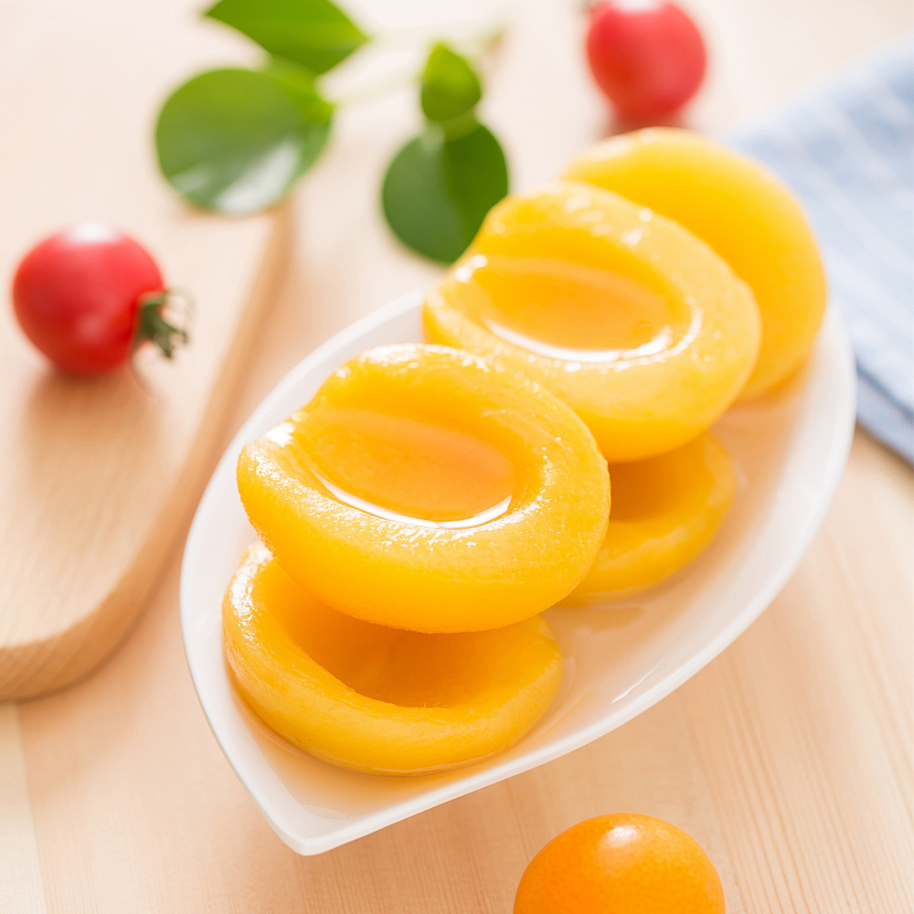 Canned peaches