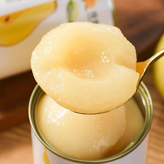Canned snow pear
