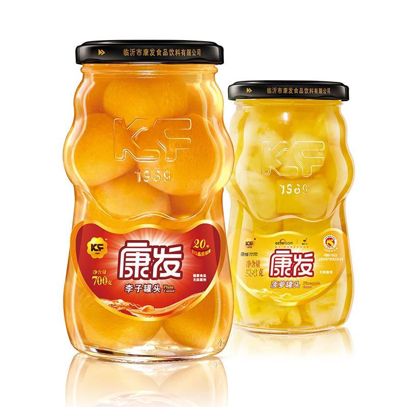 李子菠萝罐头 700克