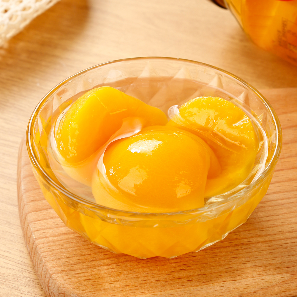 Canned peaches