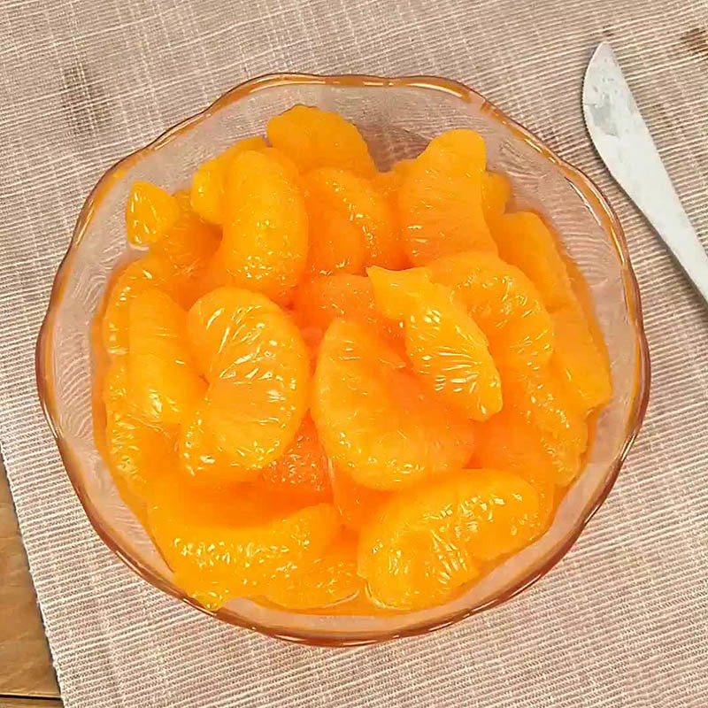 Orange fruit cup