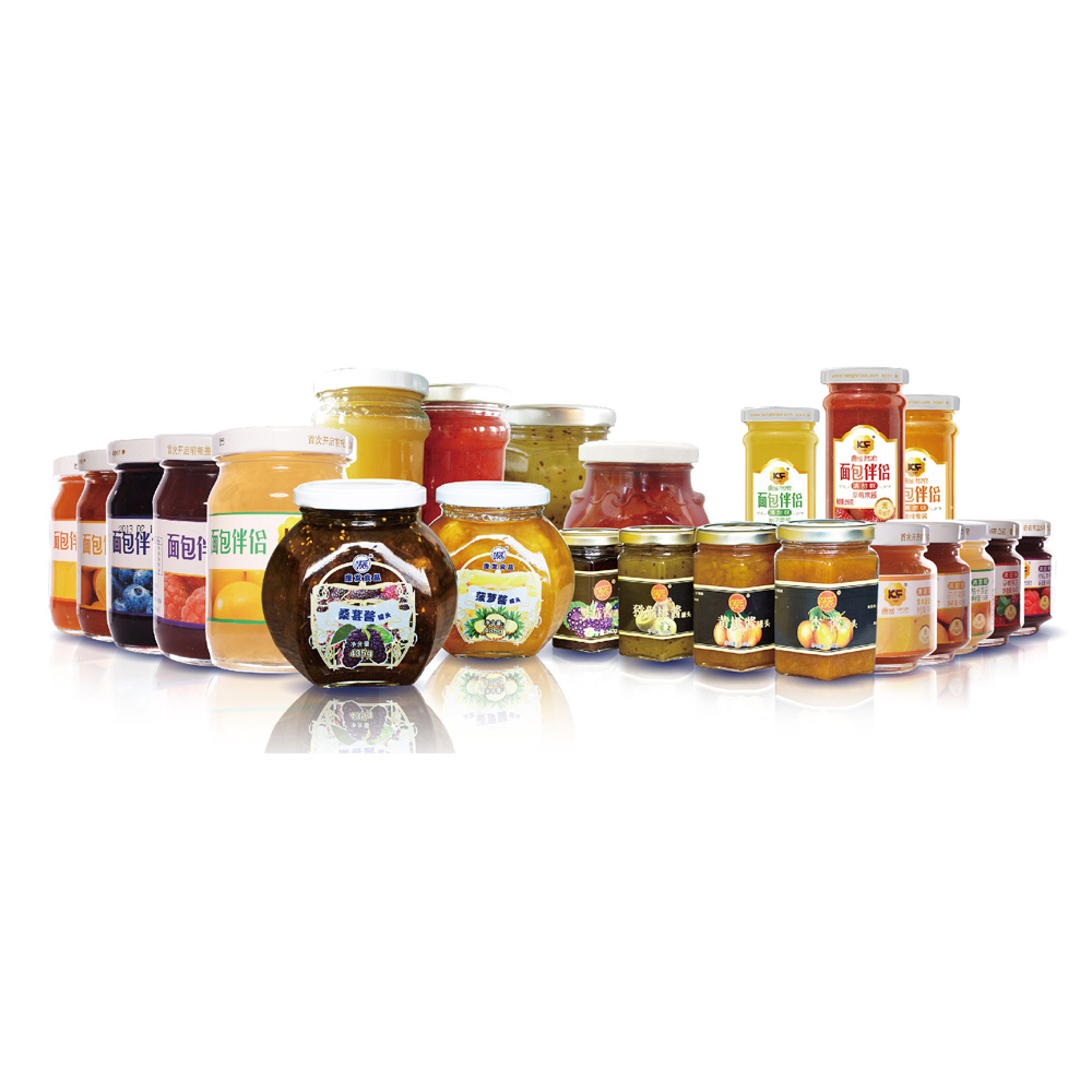 Canned fruits jam