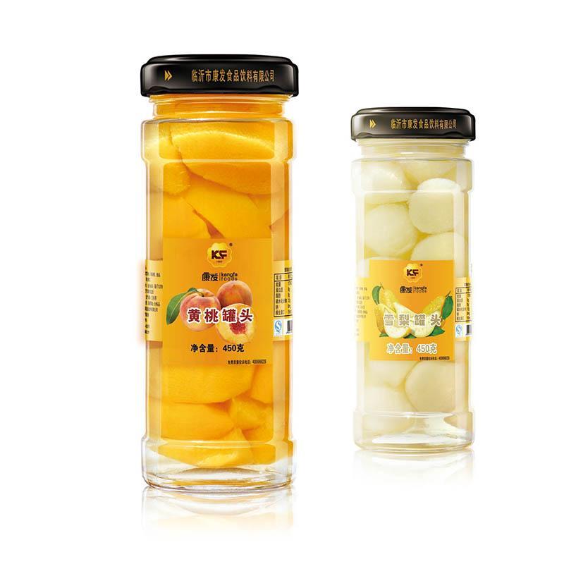 桃梨罐头 450克