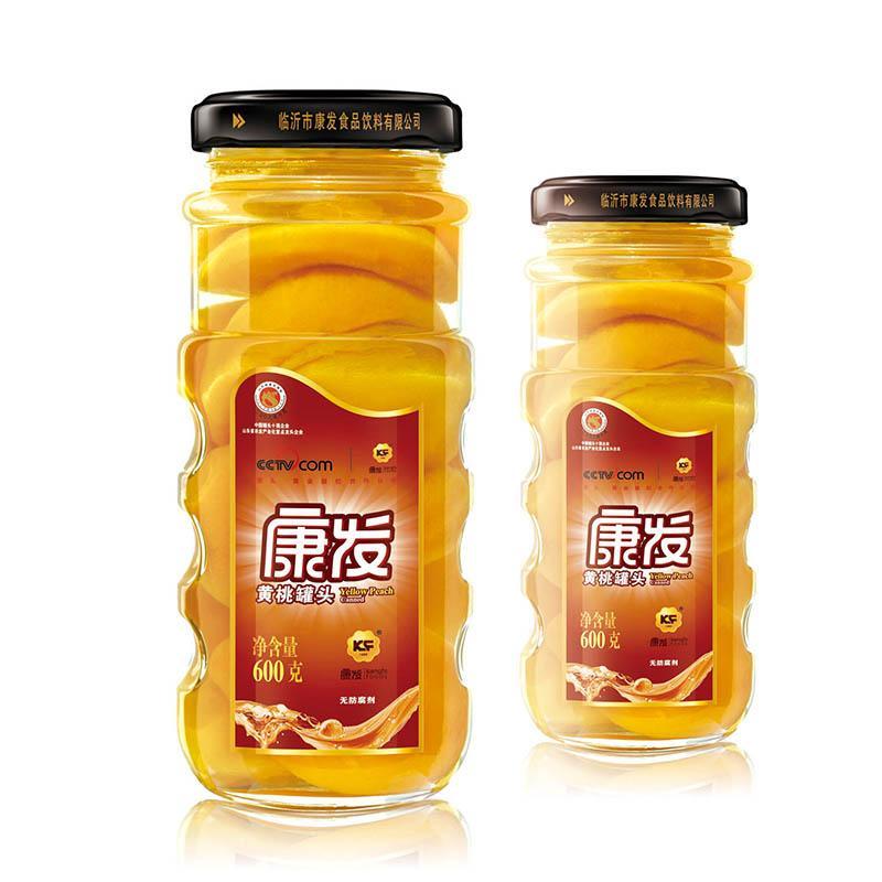 黄桃罐头 600克