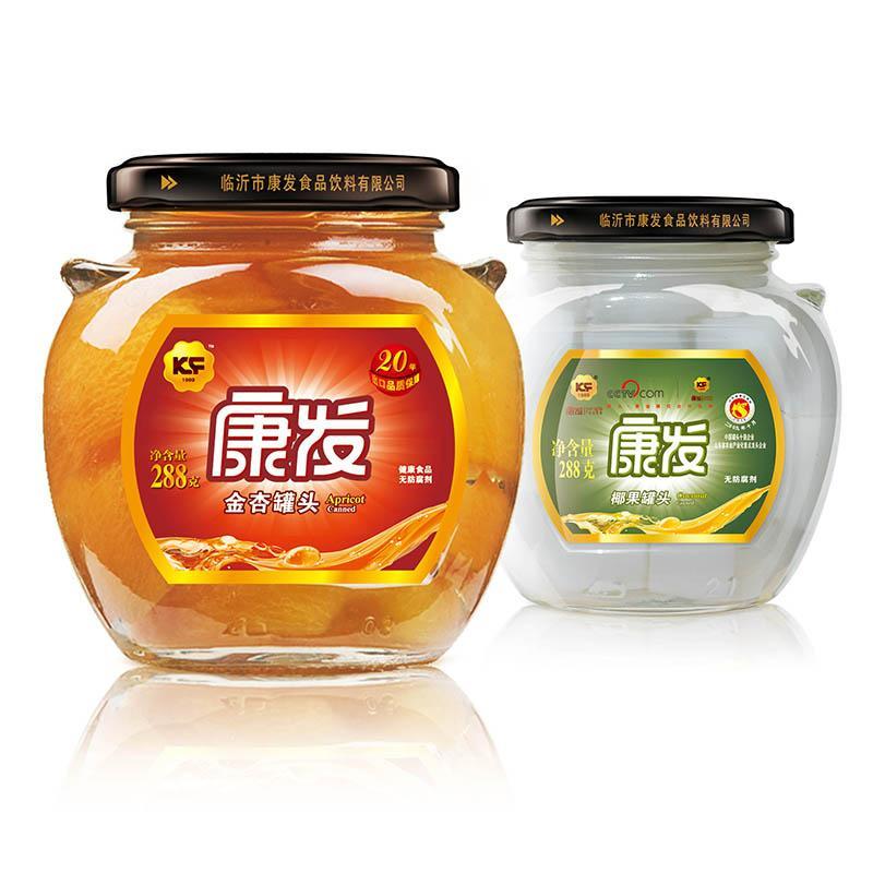 双耳瓶 - 金杏椰果罐头 288克