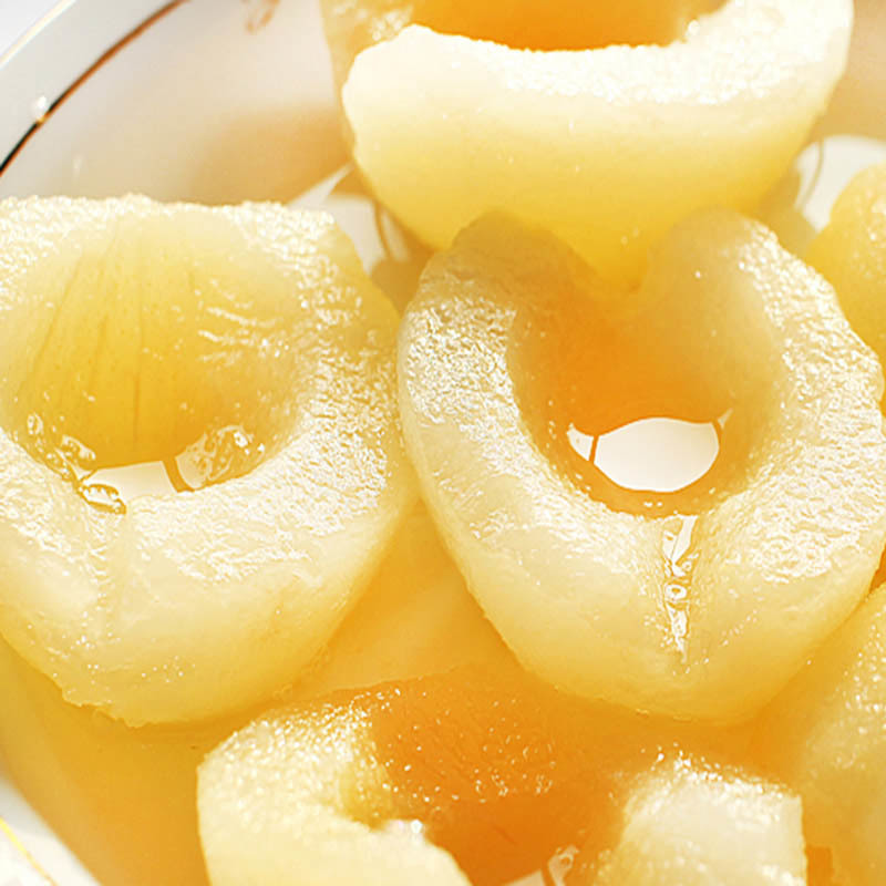 Canned snow pear
