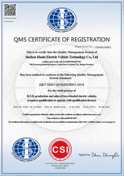 ISO Certificate ISO Certificate