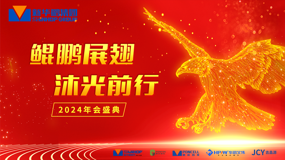 鲲鹏展翅，沐光前行——新华鹏集团2024年会盛典