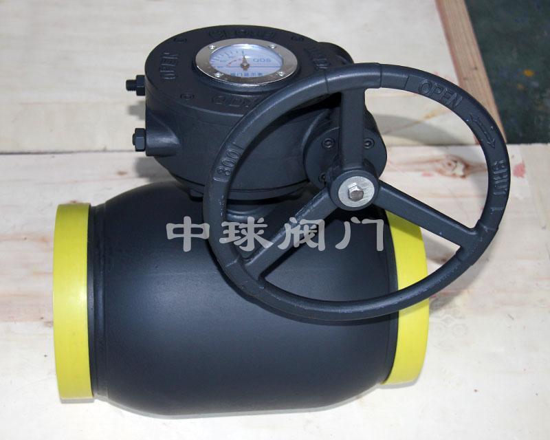 蜗轮式全焊接球阀Q361F DN250