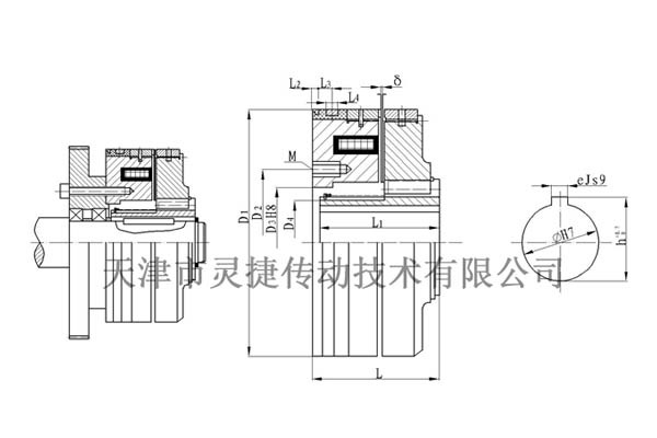 DLY8 series jaw electromagnetic clutch