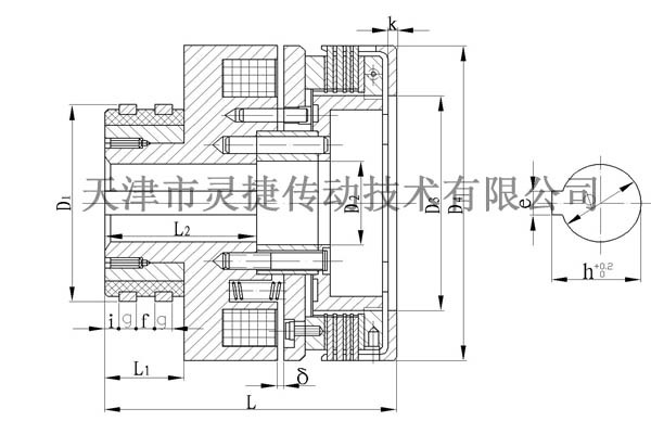 DLT1 series electromagnetic power loss clutch