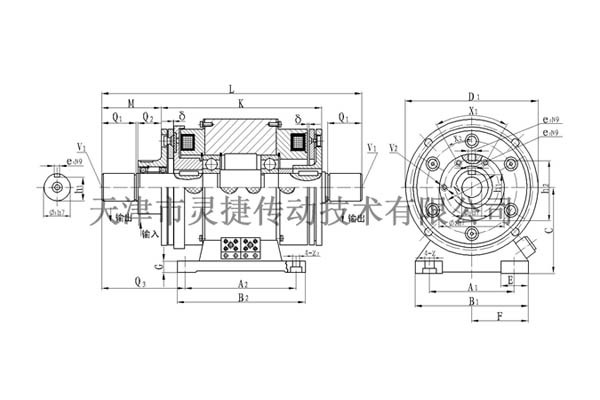 DLZ5系列电磁离合制动器