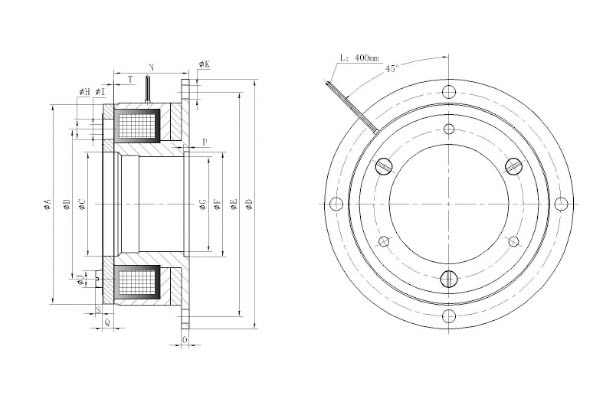 Permanent magnet electromagnetic brake
