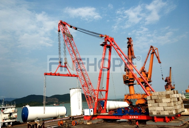 WGQ600桅桿式起重機(jī)完成試驗(yàn)交付業(yè)主！