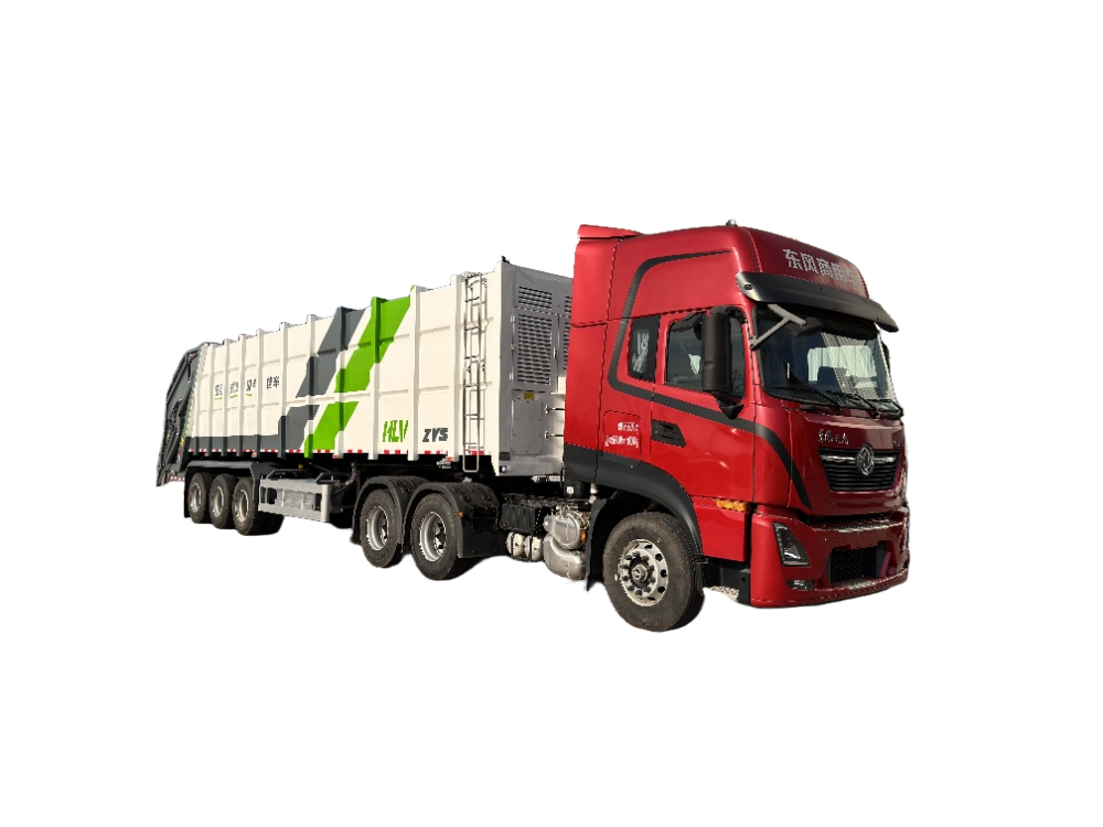 45 cubic compression garbage semi-trailer