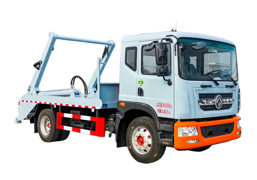Dongfeng 10 cubic arm garbage truck