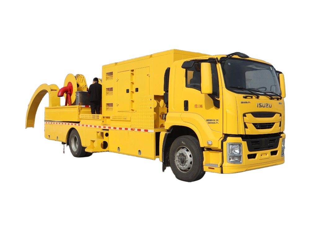 Véhicule de secours Isuzu de grande capacité pour l'approvisionnement et l'évacuation d'eau à distance