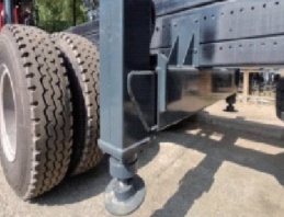 Auxiliary rear outriggers Auxiliary rear outriggers