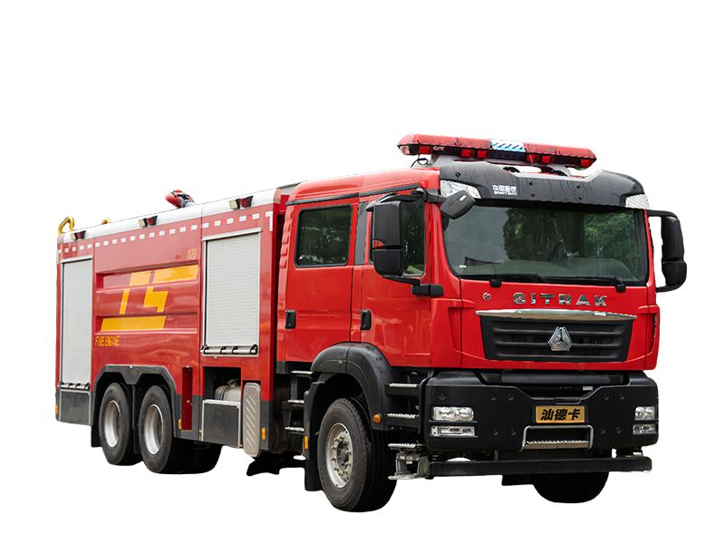 Water Tank/Foam Fire Truck 5280GXFSG/PM120/S6