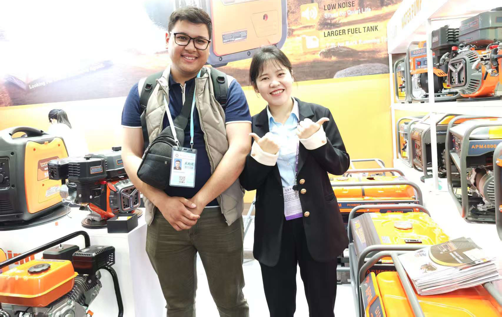 Chongqing Yuma Electromechanical Co., Ltd. keeps signing contracts at the Canton Fair. Reaching long-term cooperation intentions with a large number of foreign trade purchasers.