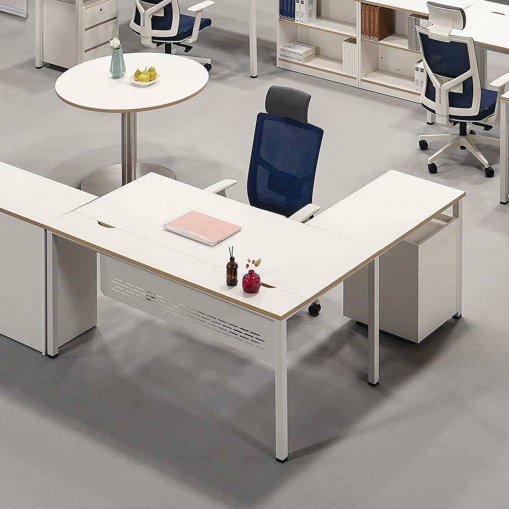 Arca Side Desk Set (Cream White)