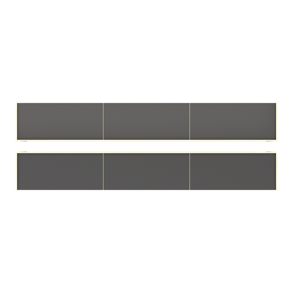 Conference Table(Graphite/II-Shaped)