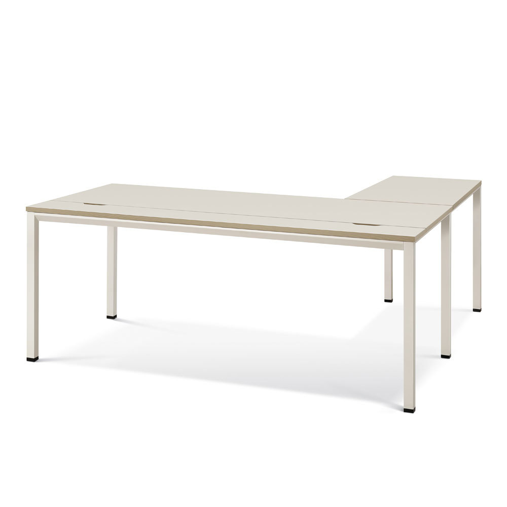 Arca Side Desk Set (Cream White)