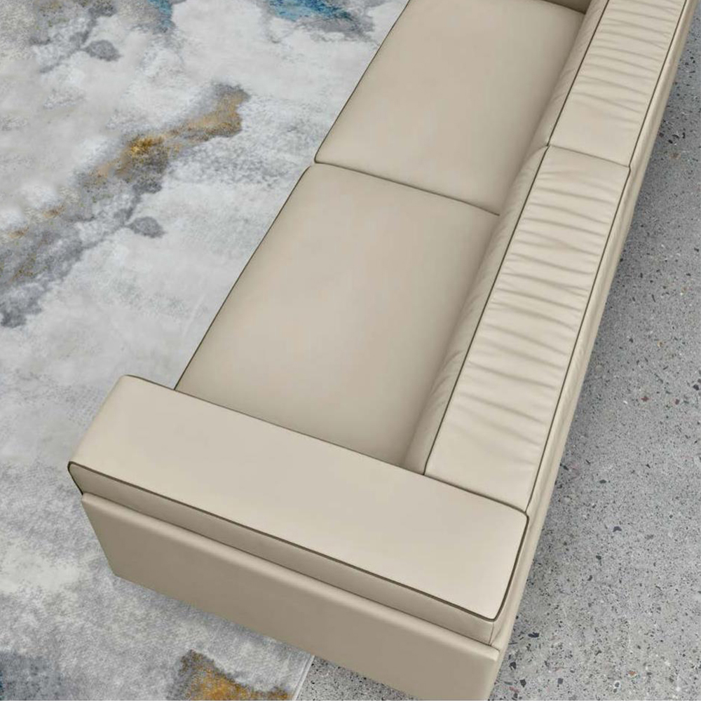 Nordic 3-seat leather Sofa
