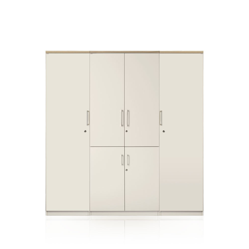 7 Series All Door Cabinet Set (Cream White)