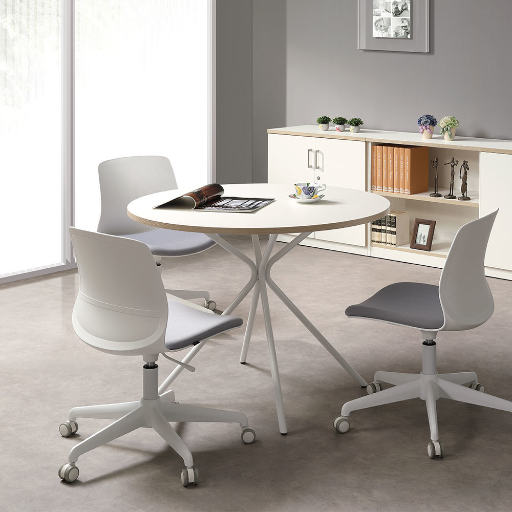 Round table (cream white/A type)
