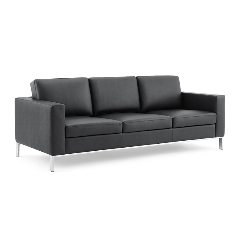 Office Leather  3-seat sofa