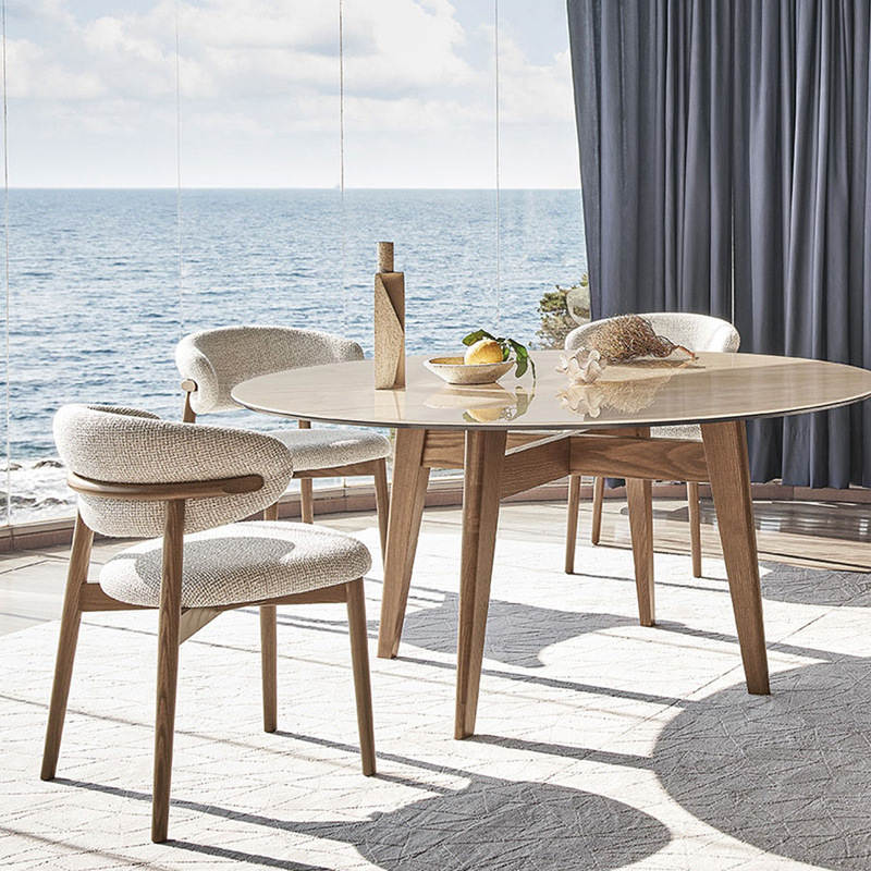 Nordic Modern Minimalist Solid Wood Dining Chairs