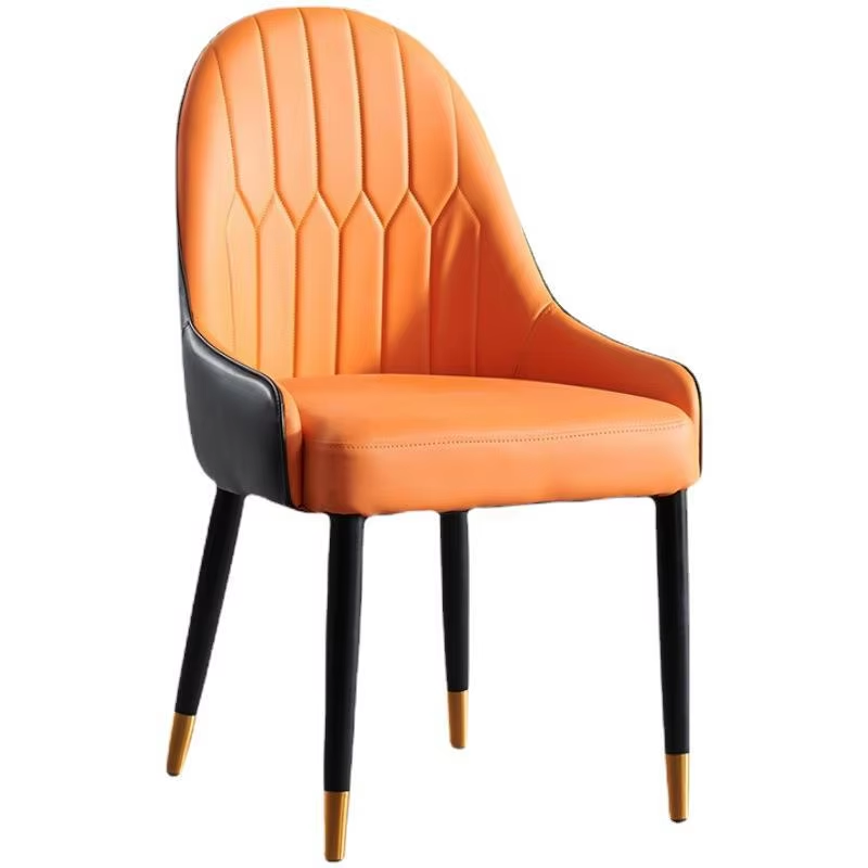 PU Leather Cushion Dining  Chair