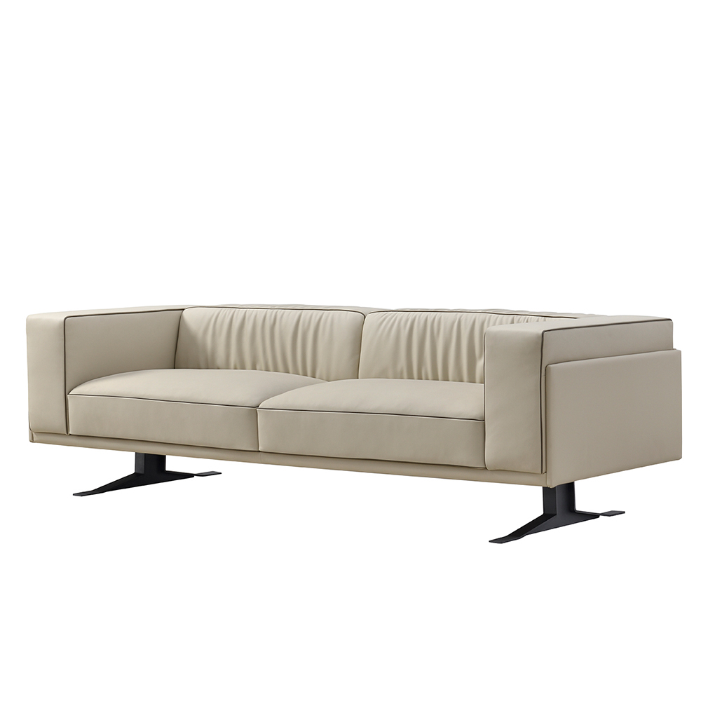 Nordic 3-seat leather Sofa