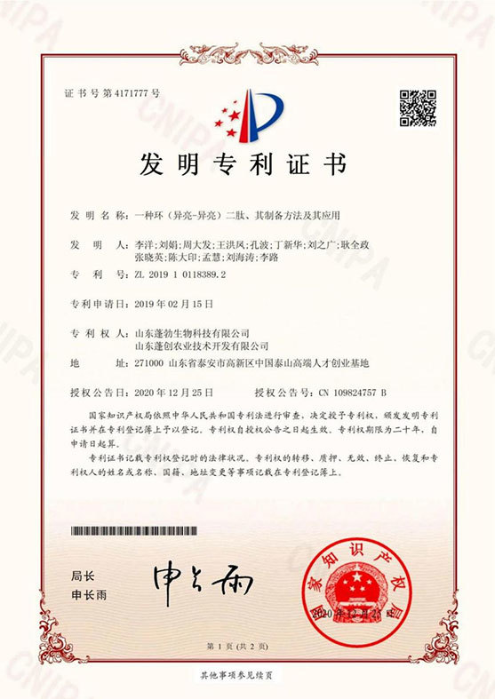 Segee ring (bright -different bright) di -peptide, its preparation method and its application