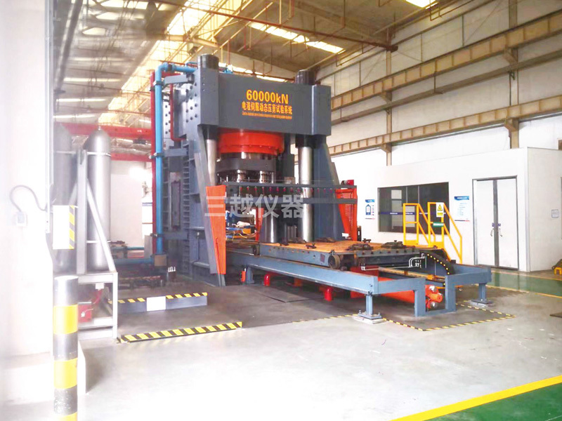 60000kN electro-hydraulic servo dynamic shear testing machine