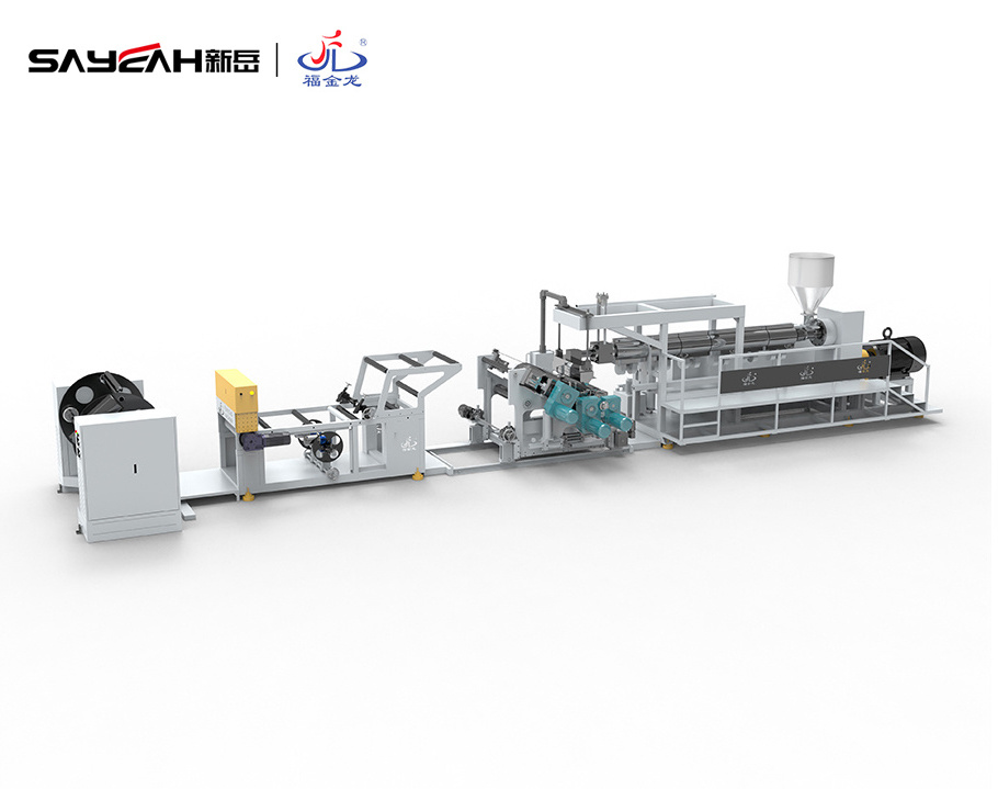 SY-PC-C Series Diagonal And Horizontal Mono-Layer Plastic Sheet Extruder