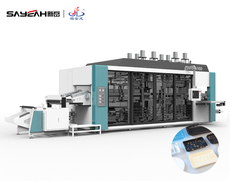 FSCT680/450 serie de máquinas inteligentes de Termoformado de varias estaciones