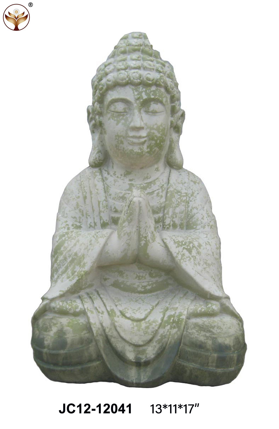 Magnesium oxide antique made old Buddha statues, indoor and outdoor decorative ornaments