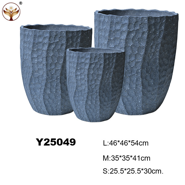 Irregular and creative cement flower pot