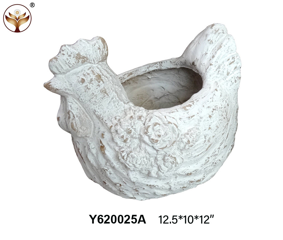 MGO Garden Chicken Planter ,Free size