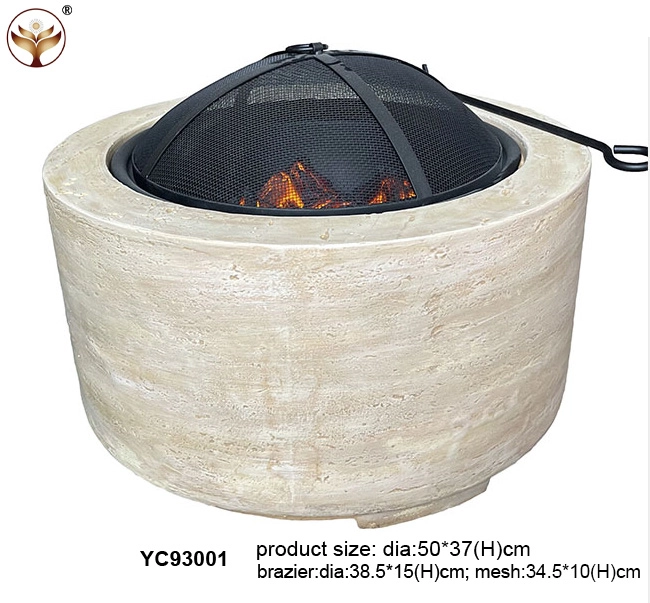 Wholesale MGO Fire basin decoration for indoor & outdoor Decor