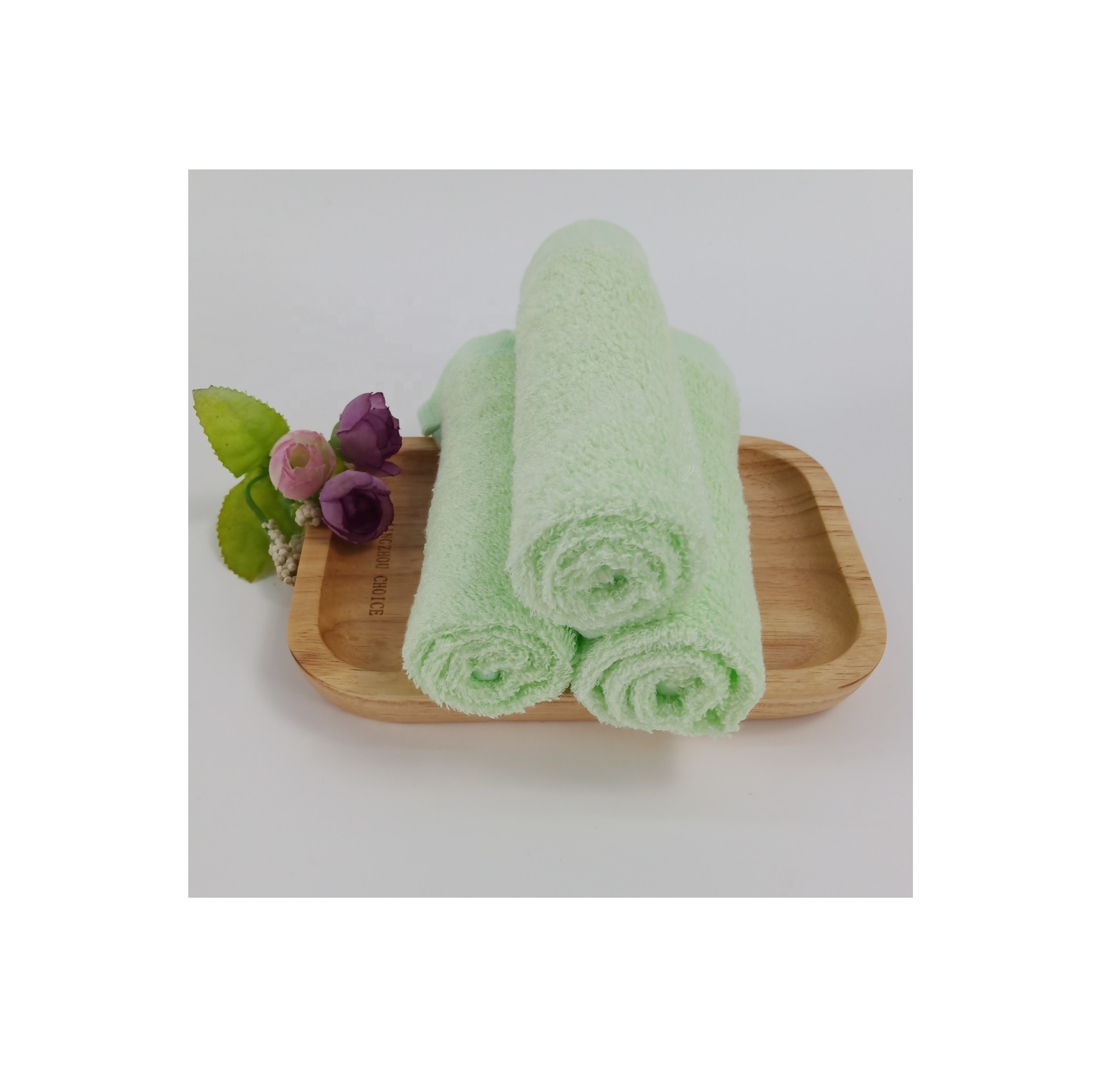 Eco-friendly Multi-function Various Color Gentle Soft Bamboo Cotton Towel