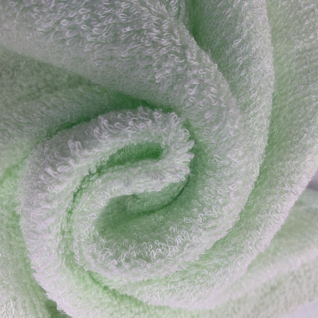 coloured  bamboo and  cotton bamboo kitchen towel with hanging loop