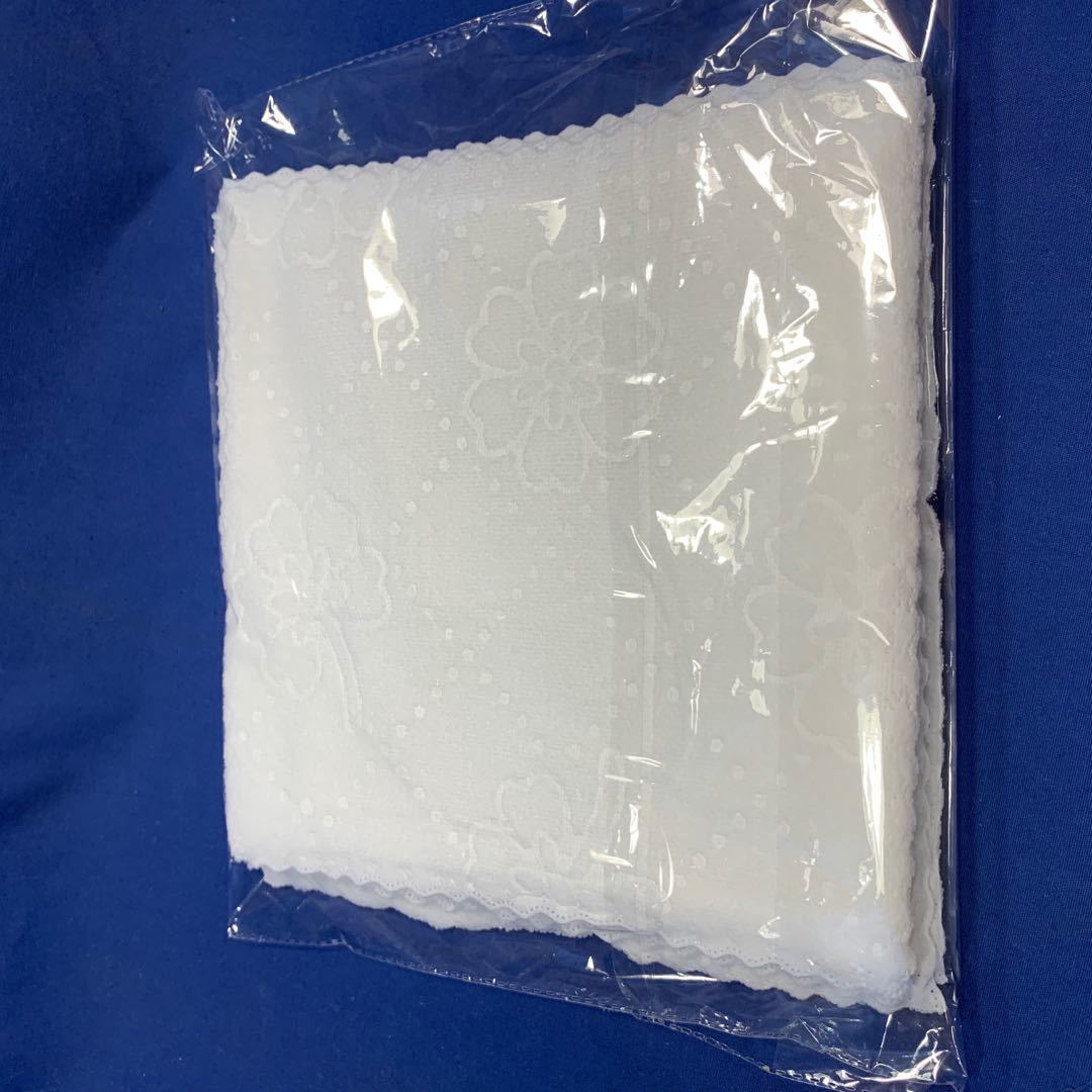 embossing microfiber small square hand towels in bale