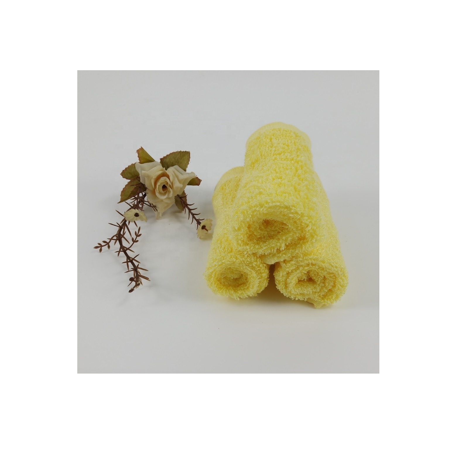 Hot Selling New Fashion 100% Pure Bamboo Microfiber Soft Feeling Plain Dyed Towel
