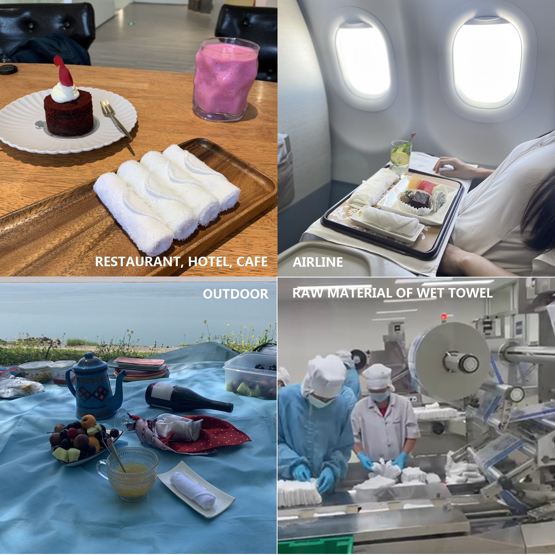 Customized Package Bulk Small Dry Microfiber Disposable Hand Face Towels for Wet Wipes  Napkin Factory