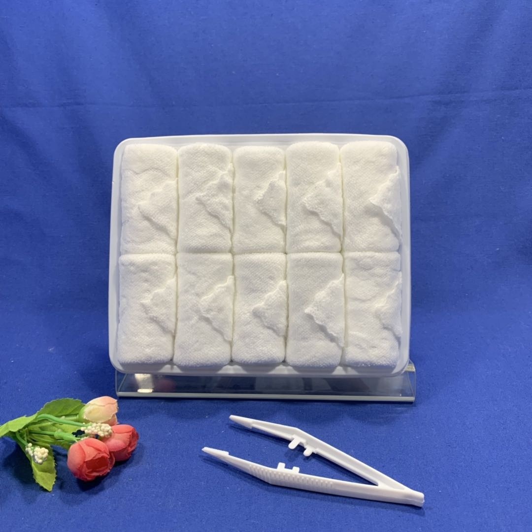 white small disposable high water absorbent  microfiber hand towels