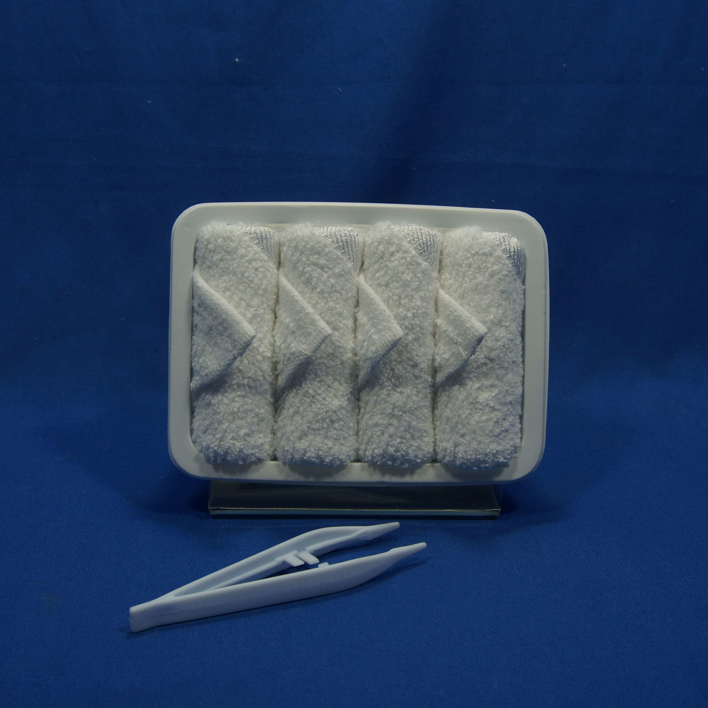 High Range Disposable Satin Cotton Towel with Tweezer Woven Technics