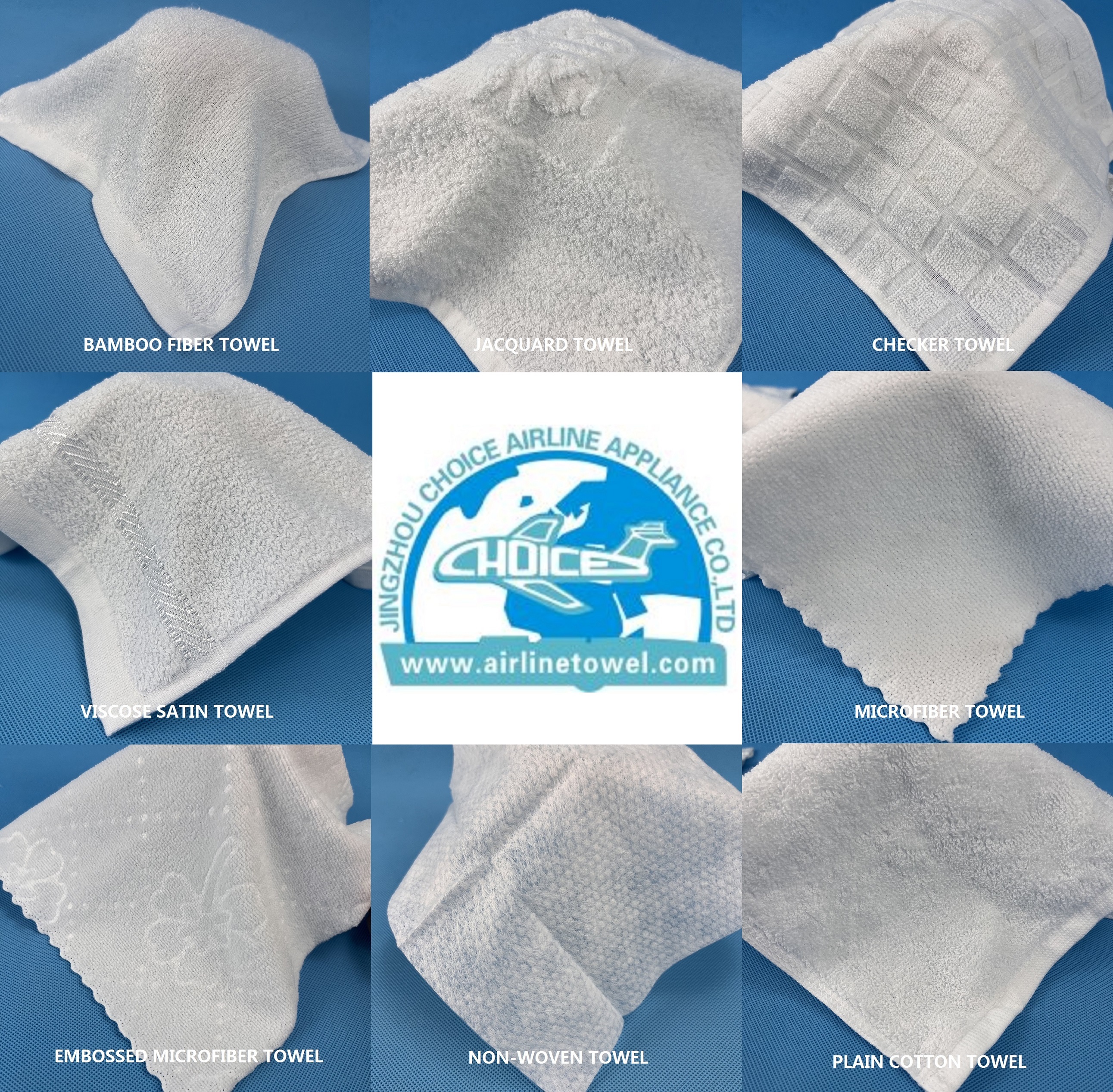 Cotton Disposable Oshibori Face Towel Quick-Dry Woven Towel in Tray Compressed for Airline & Restaurant Use